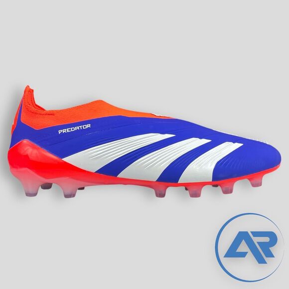 Adidas Predator Elite Laceless LL AG Blue Men's Size 9.5  Soccer Cleats IF6430 - Picture 2 of 5